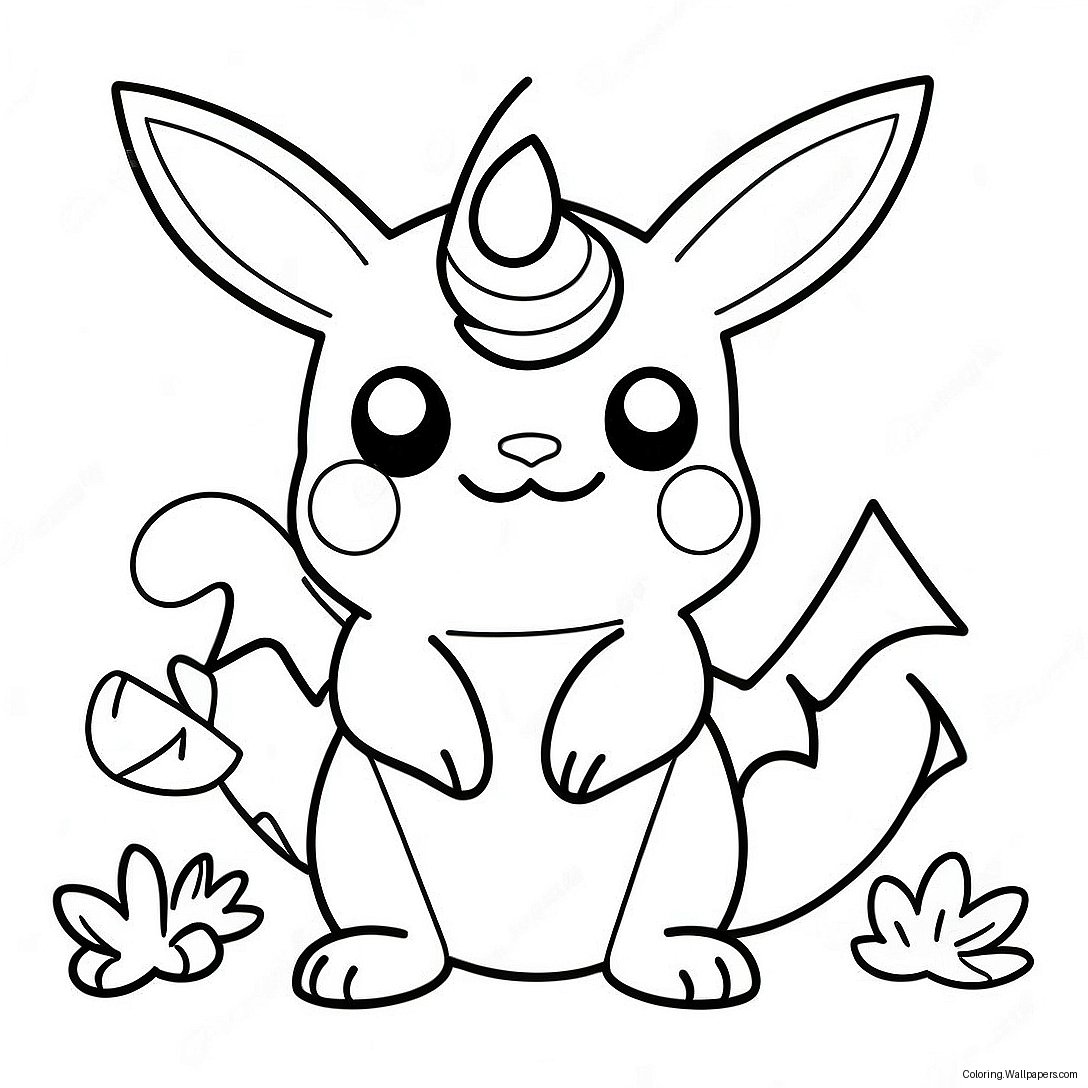 Gothic Dark Type Pokemon Coloring Page 53965