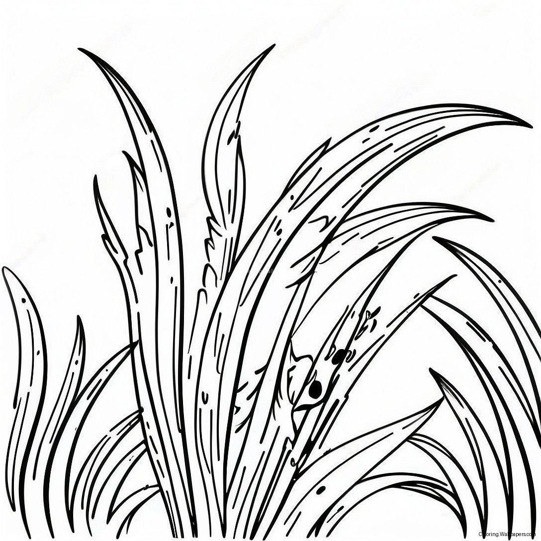 Grass Coloring Page 11701