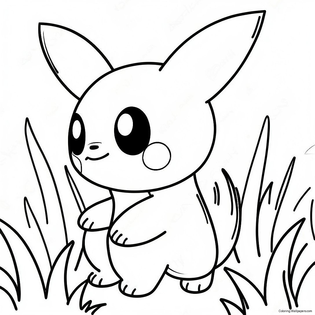 Græs Type Pokemon Malebog 30043