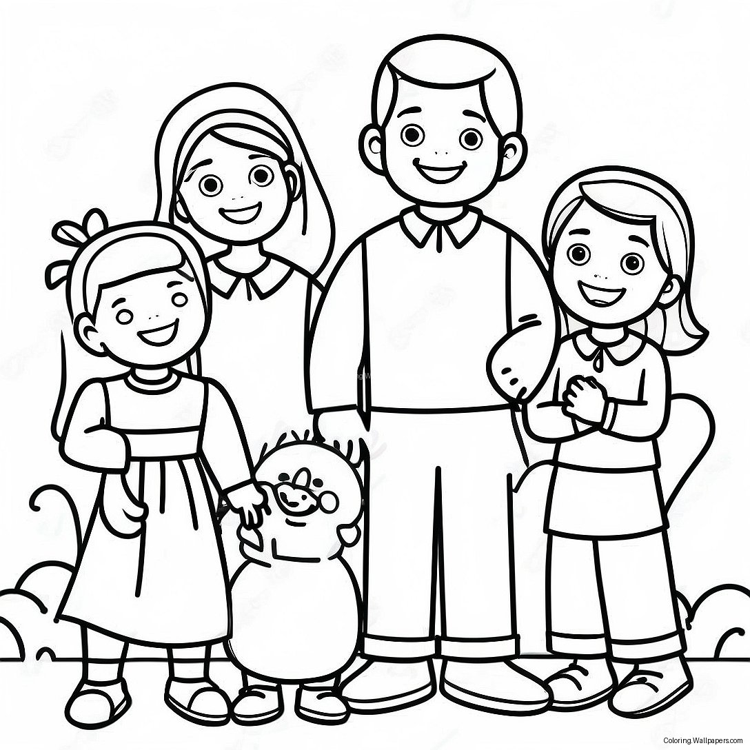 Grateful Children Thanking Pastor Coloring Page 20361