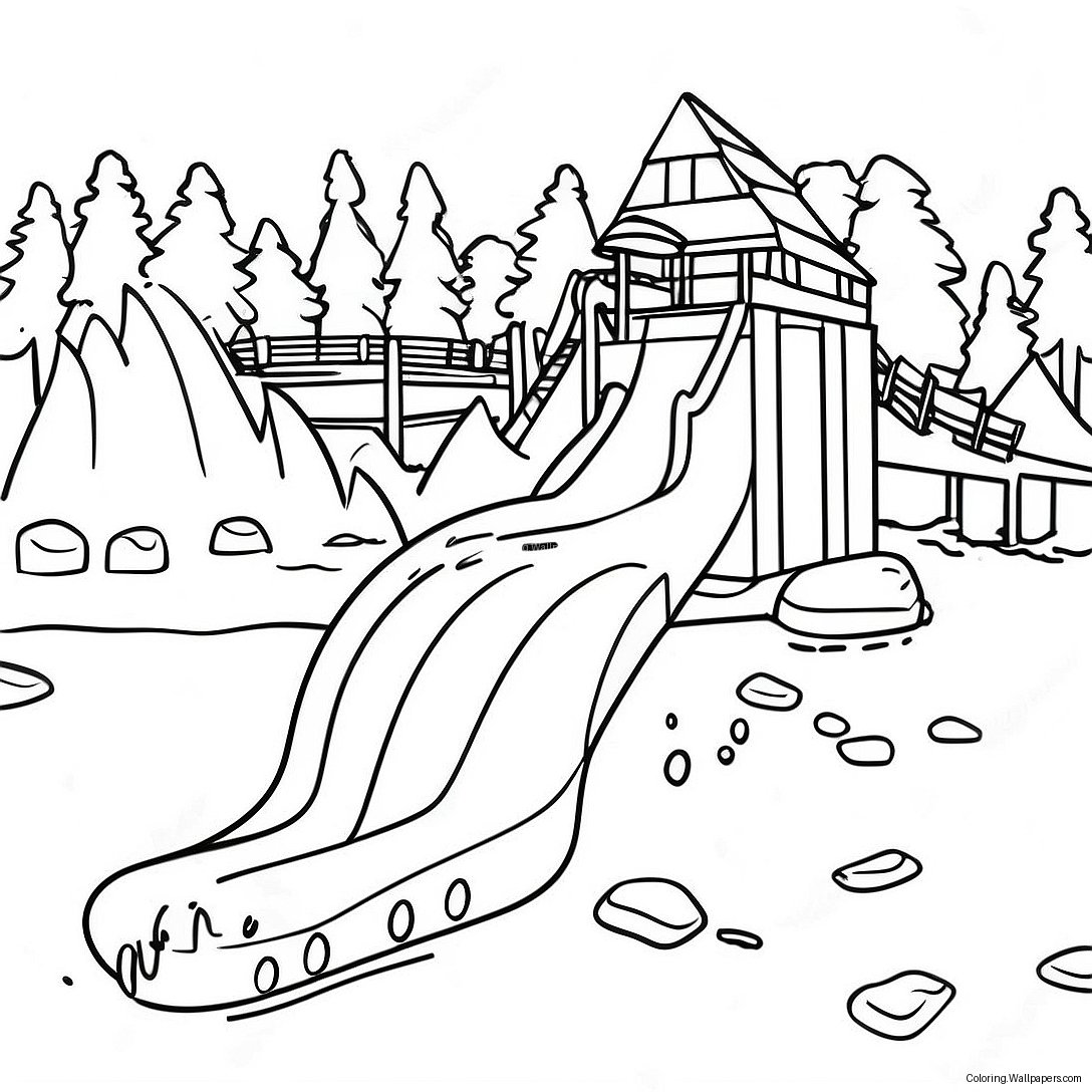 Great Wolf Lodge Water Park Coloring Page 27011