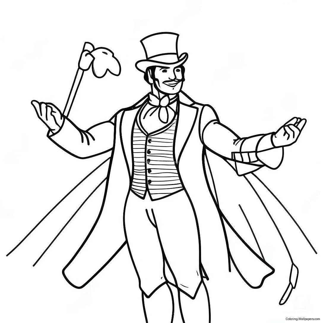 Greatest Showman Coloring Page 28526