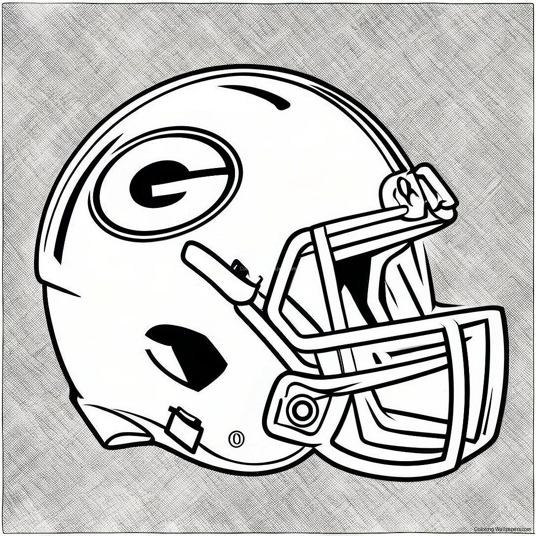 Green Bay Packers Logo Coloring Page 3575