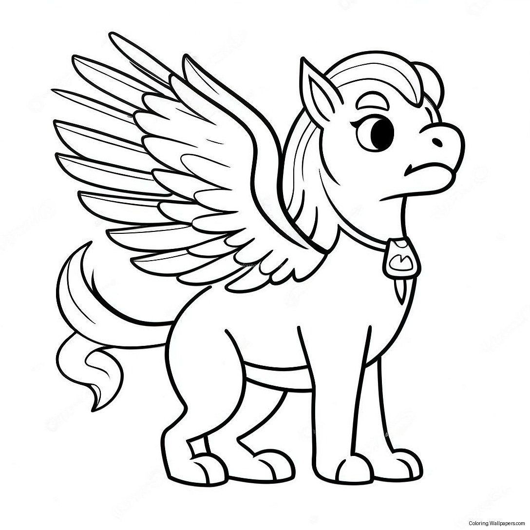 Griffin Ausmalbild 13011