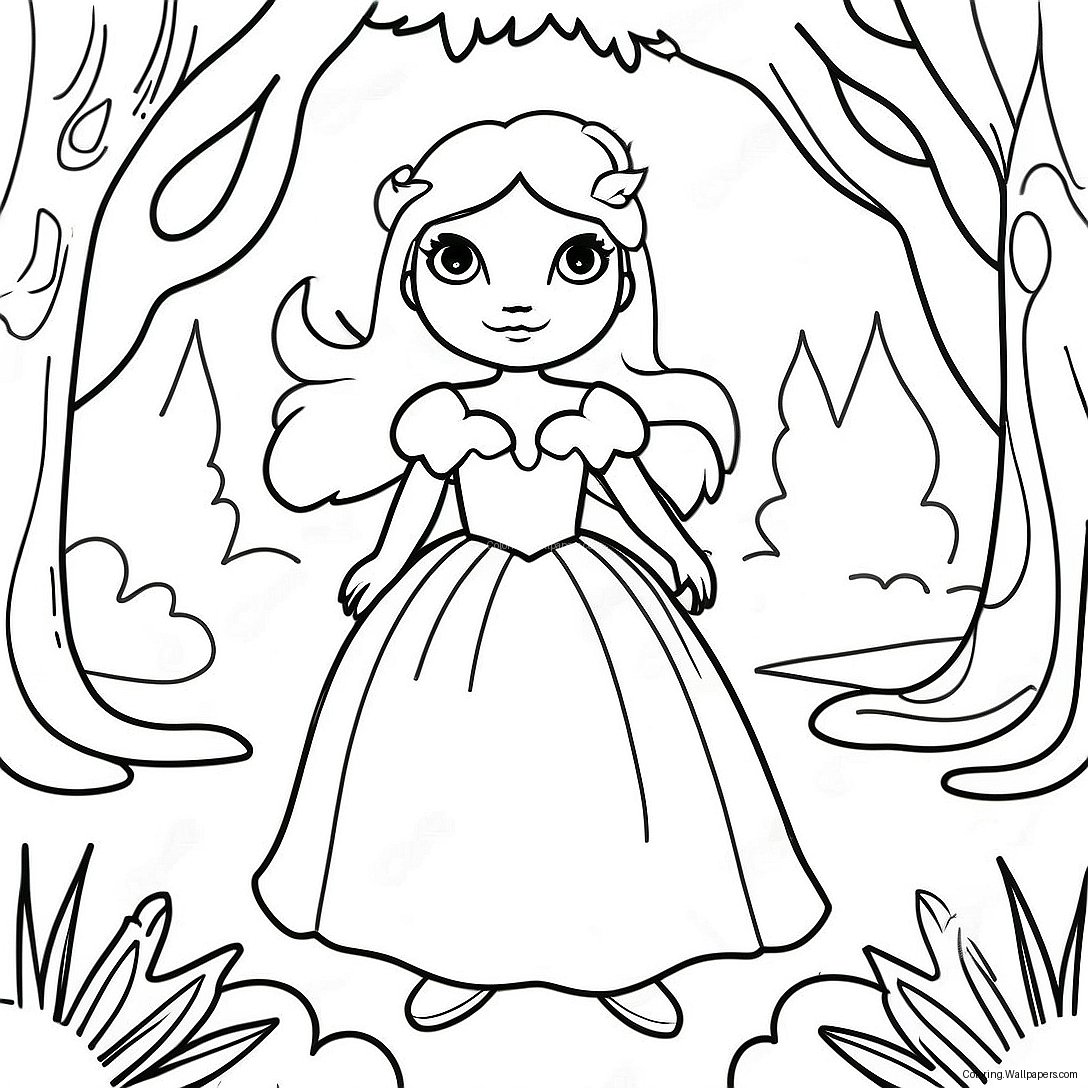 Grimm Fairy Tales Enchanted Forest Coloring Page 21713