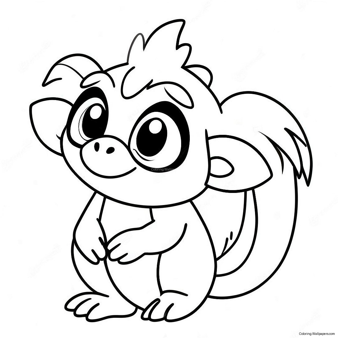 Página Para Colorear De Grookey 24409