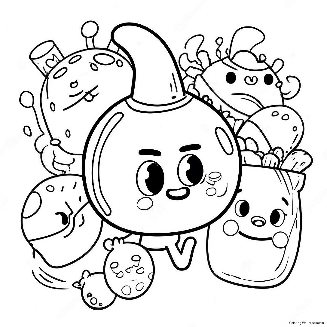 Grossery Gang Coloring Page 33615