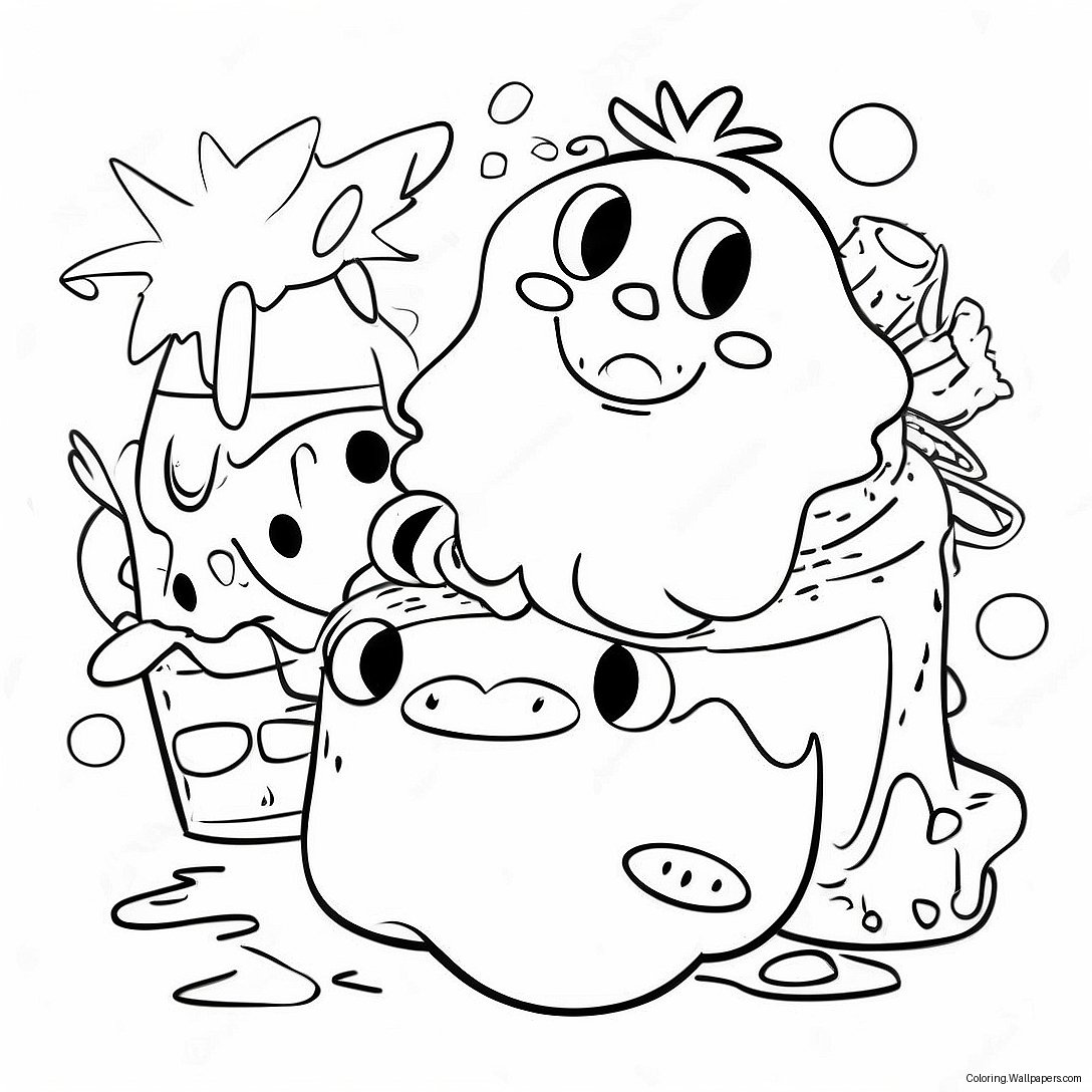 Grossery Gang Coloring Page 33616