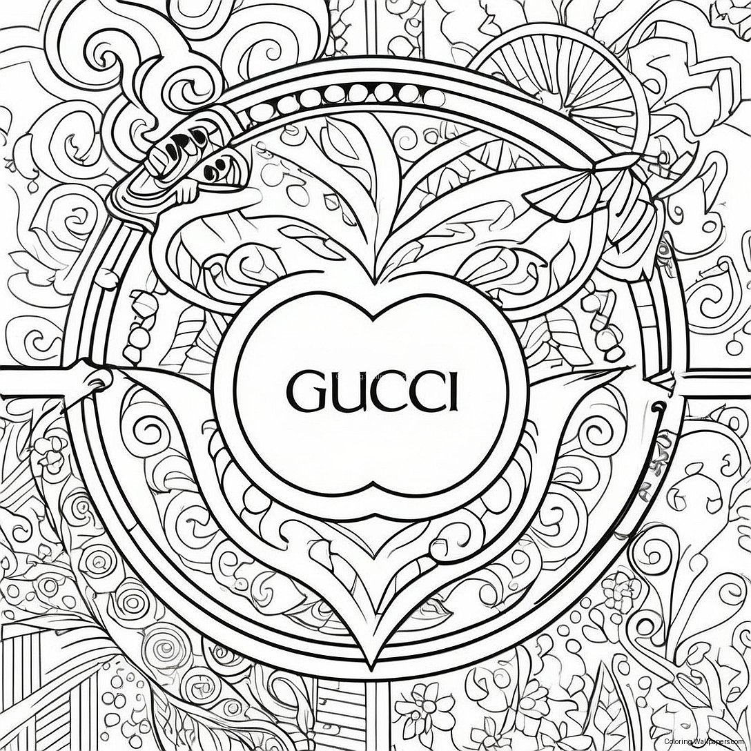 Gucci Logosu Boyama Sayfası 27947