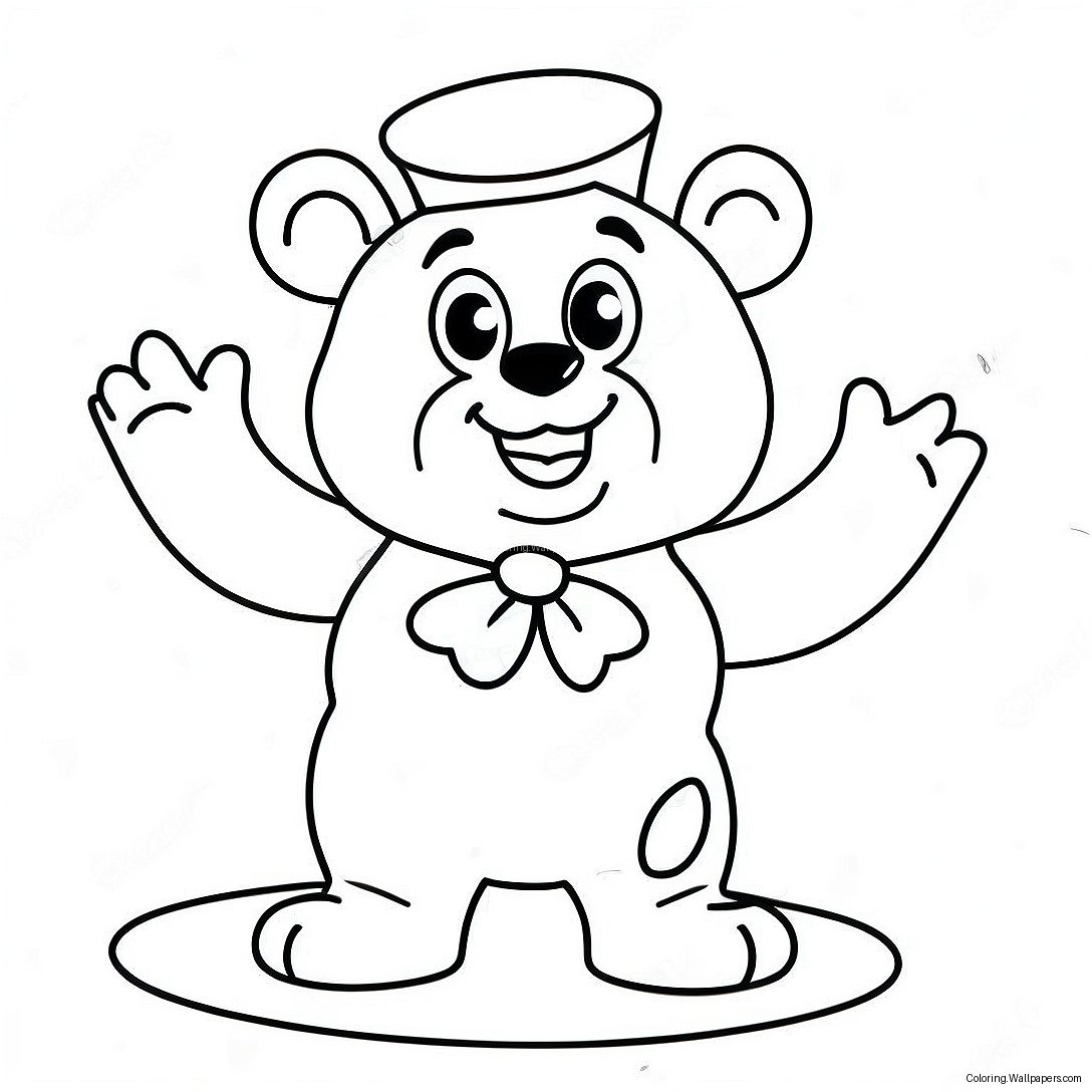 Gummy Bear Candyland Character Coloring Page 48055