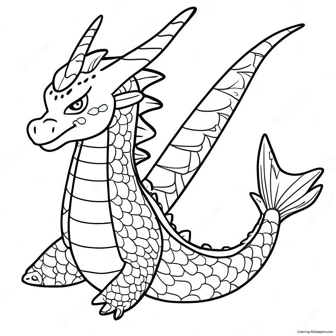 Página Para Colorir Do Gyarados 13204