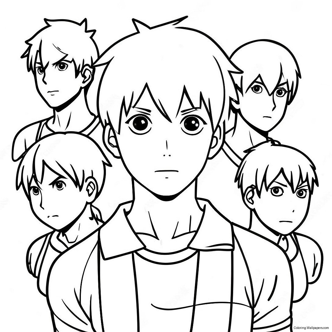 Página Para Colorear Haikyuu 16229