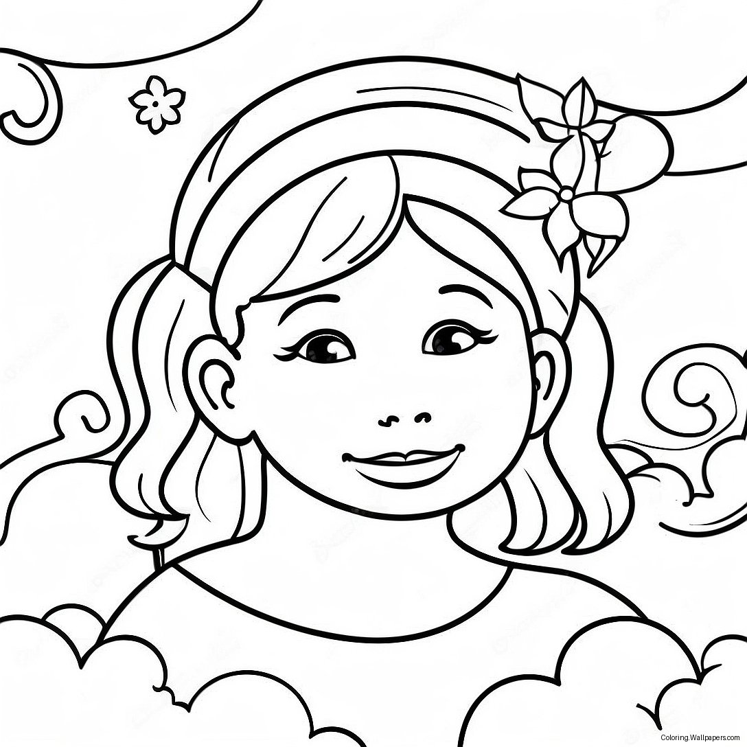 Half Sheet Coloring Page For Kids 29986