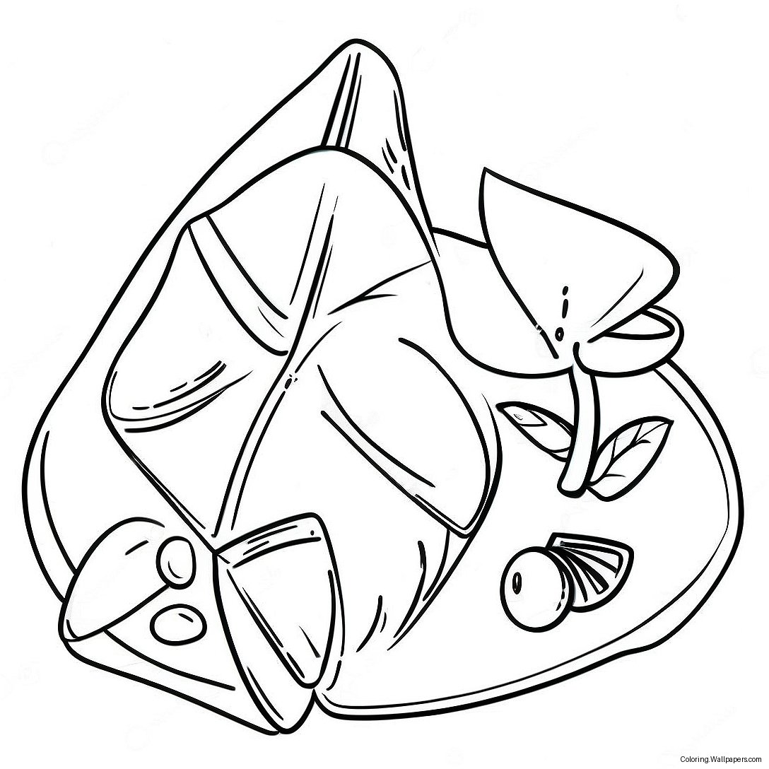 Page À Colorier De Hamantaschen 46233