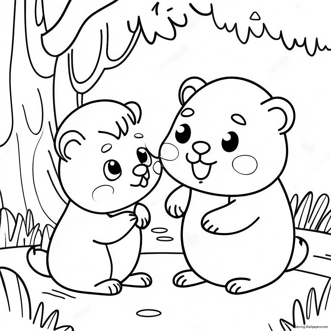 Hamster And Gretel Adventure Coloring Page 56563