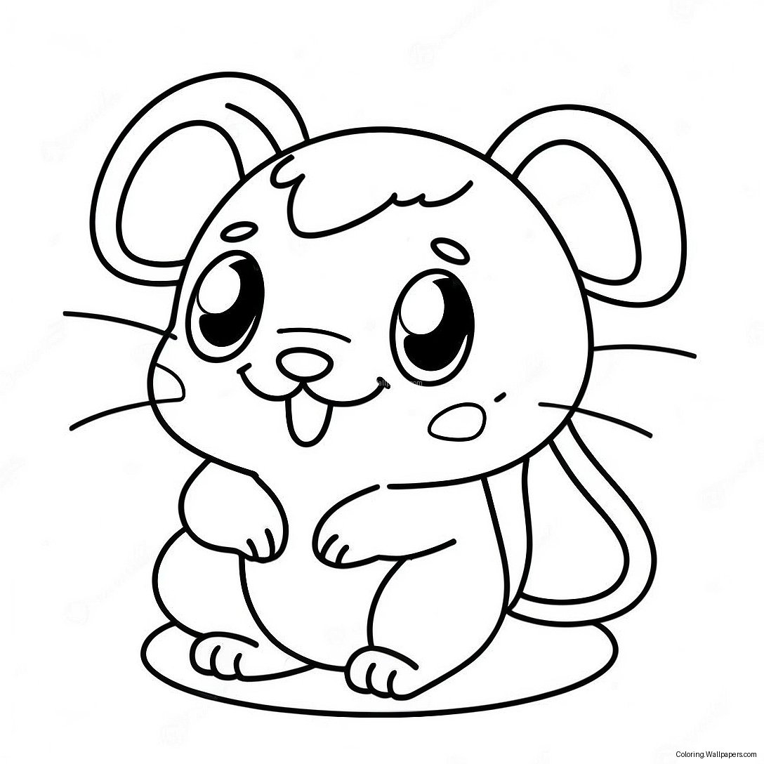 Hamtaro Coloring Page 21567