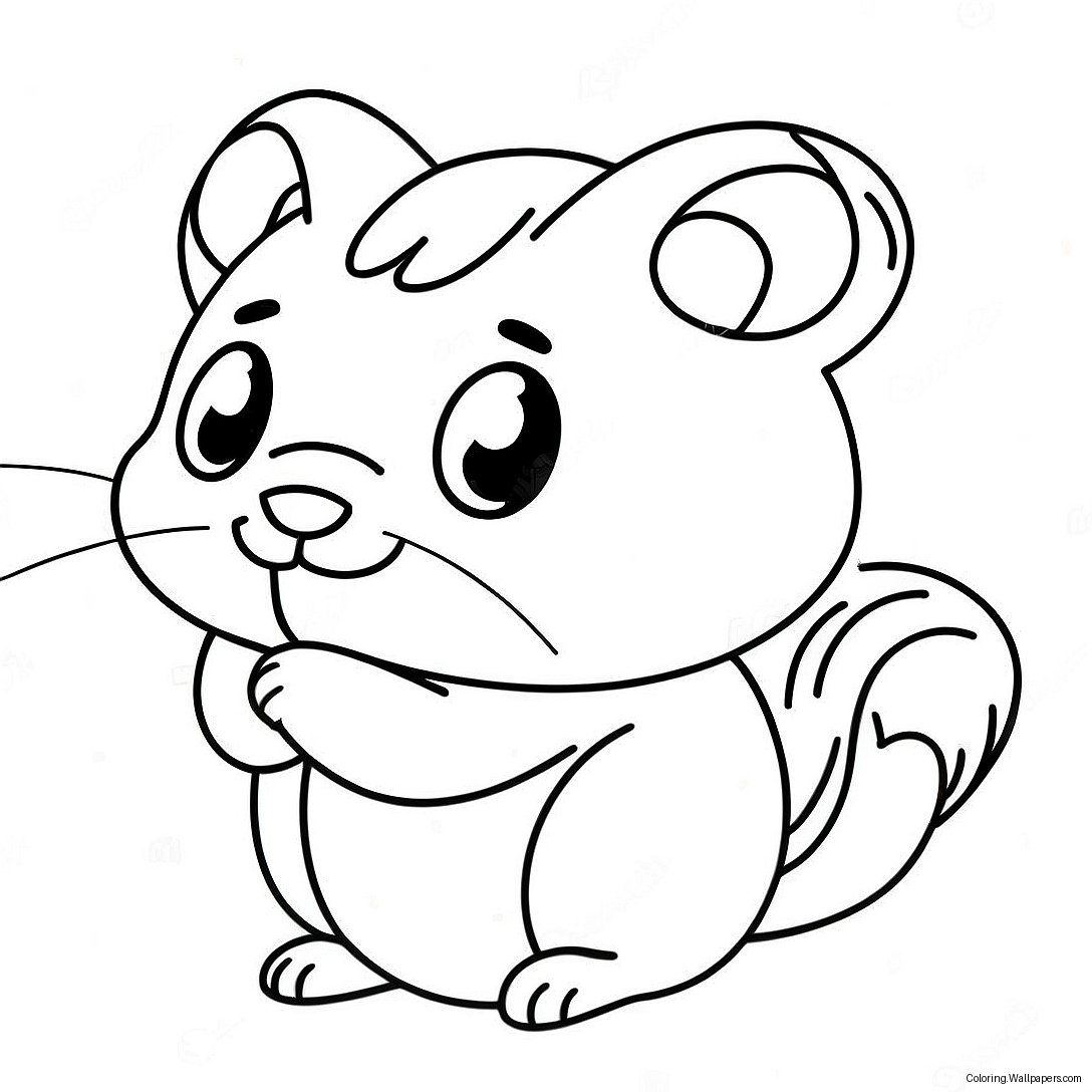 Pagini De Colorat Cu Hamtaro 21568