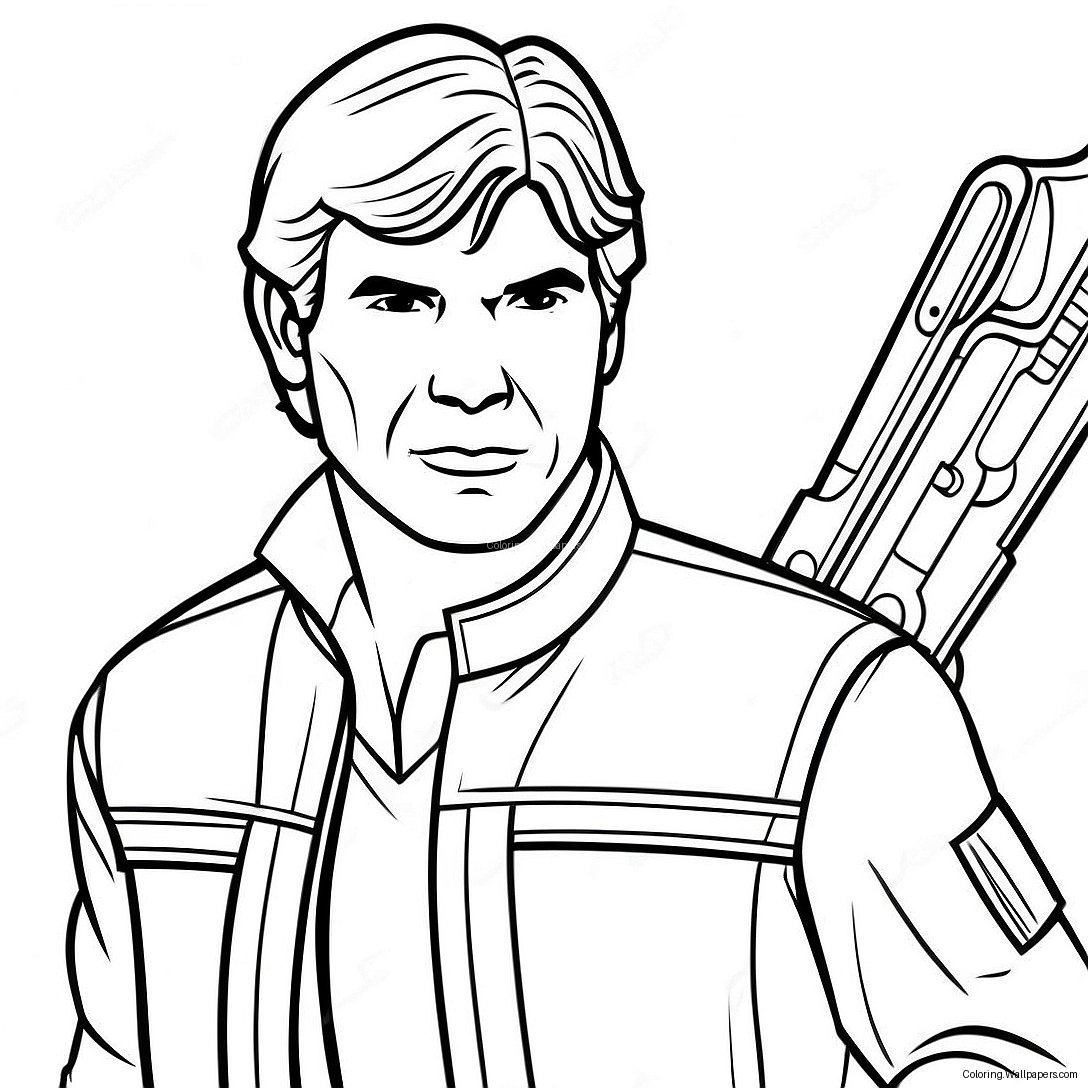 Han Solo Ausmalbild 55905