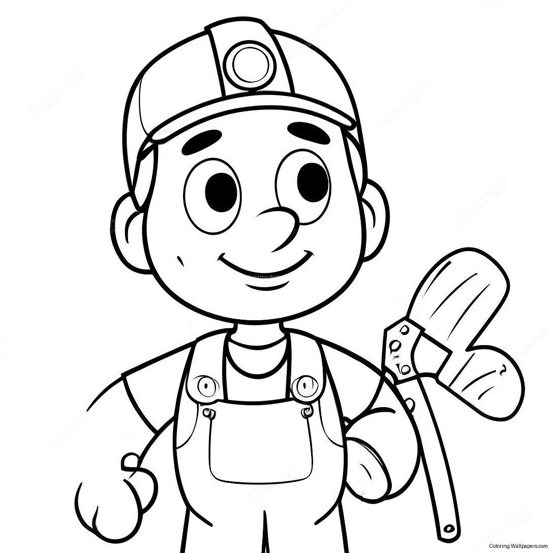 Handy Manny Mit Werkzeugen Ausmalbild 17935