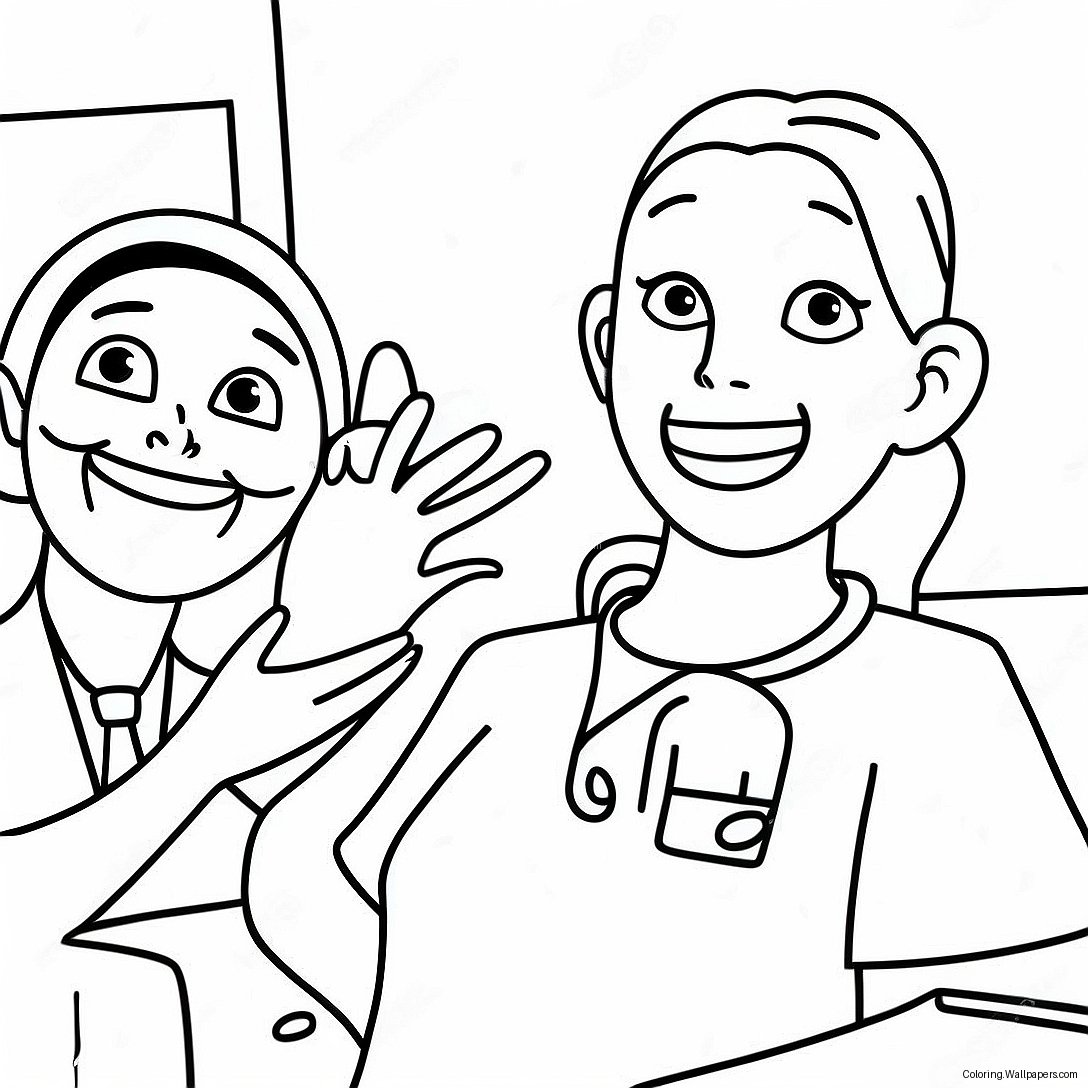 Happy Ada Dental Patients Coloring Page 50732