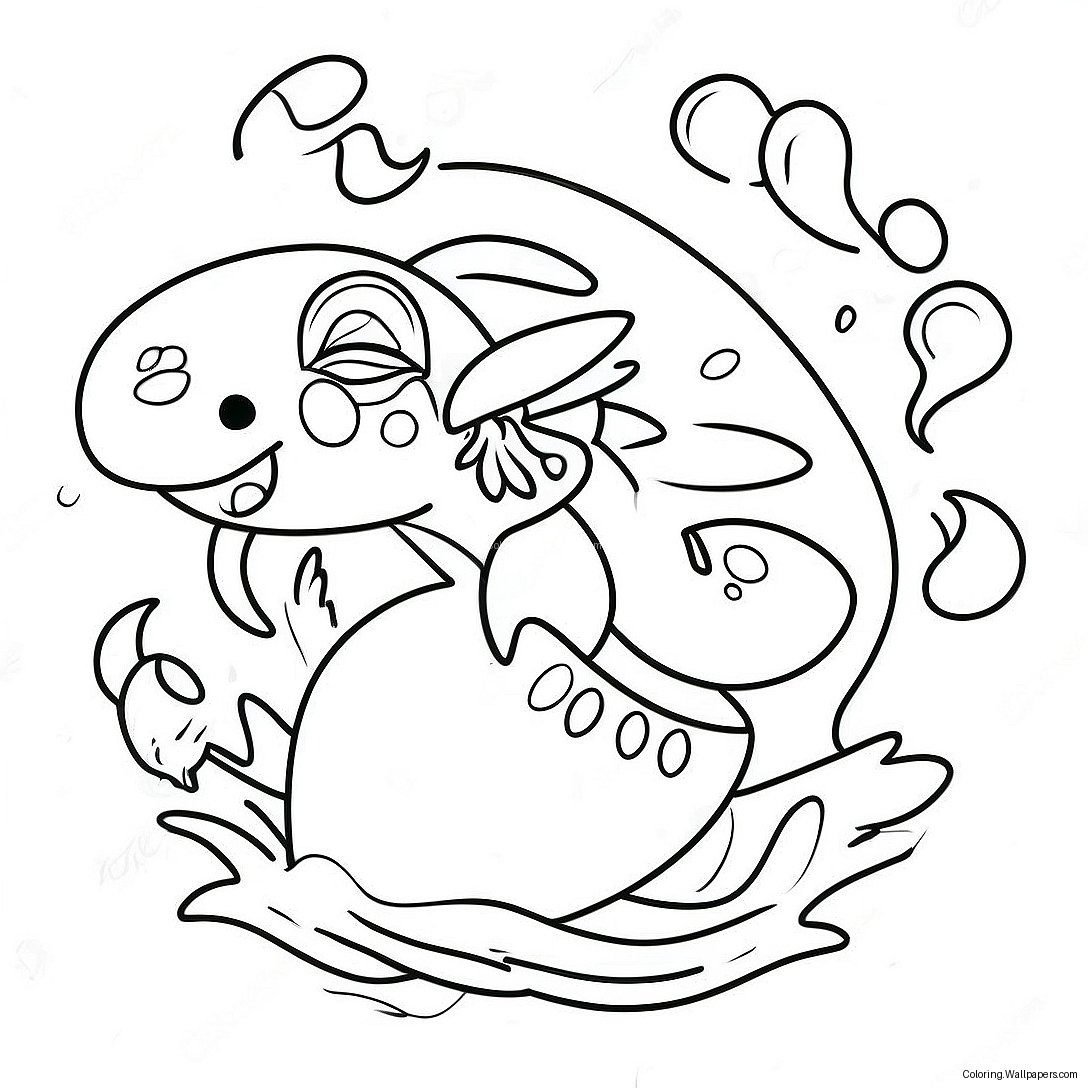 Happy Grandma Shark Coloring Page 35939