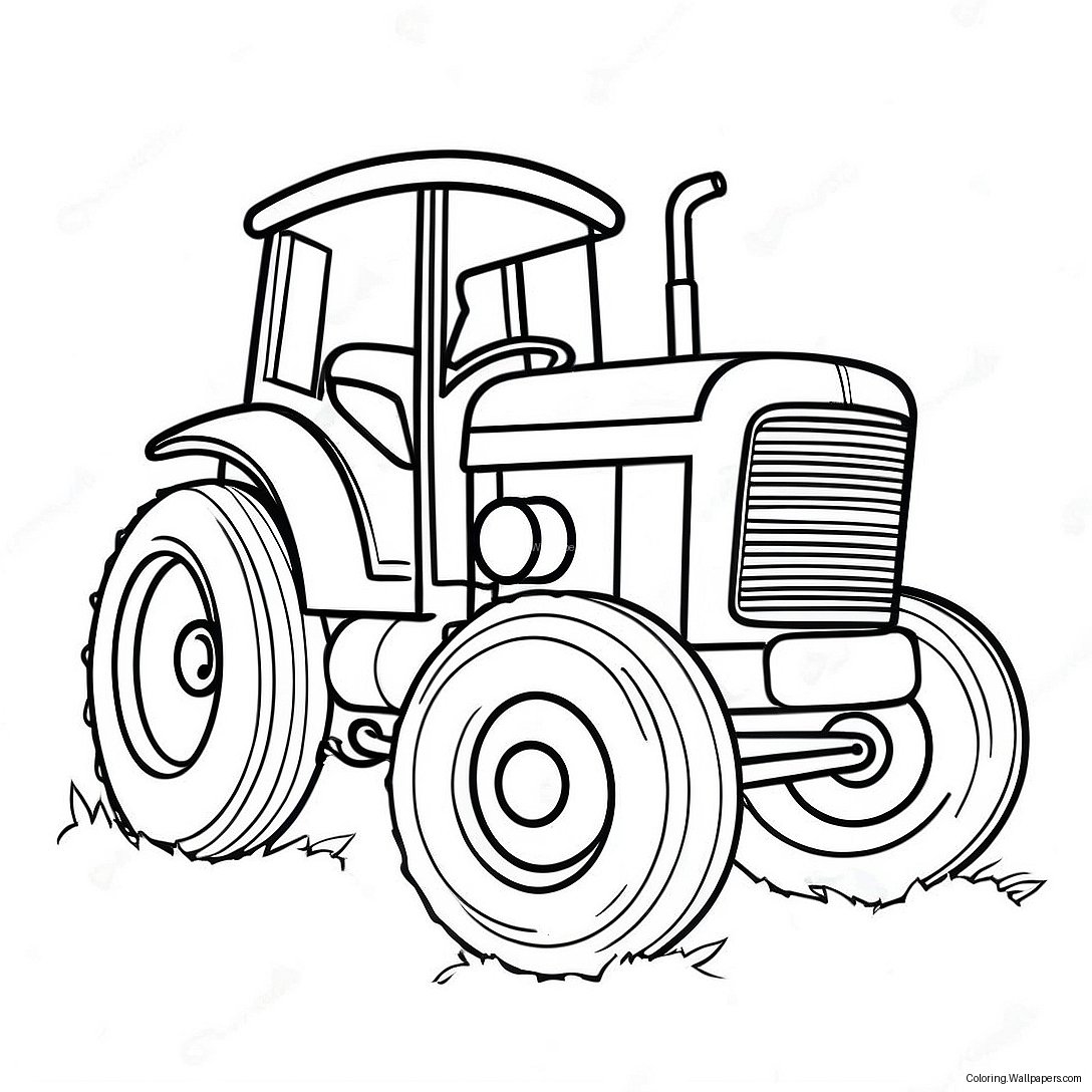 Page À Colorier D'otis Le Tracteur Heureux 40492