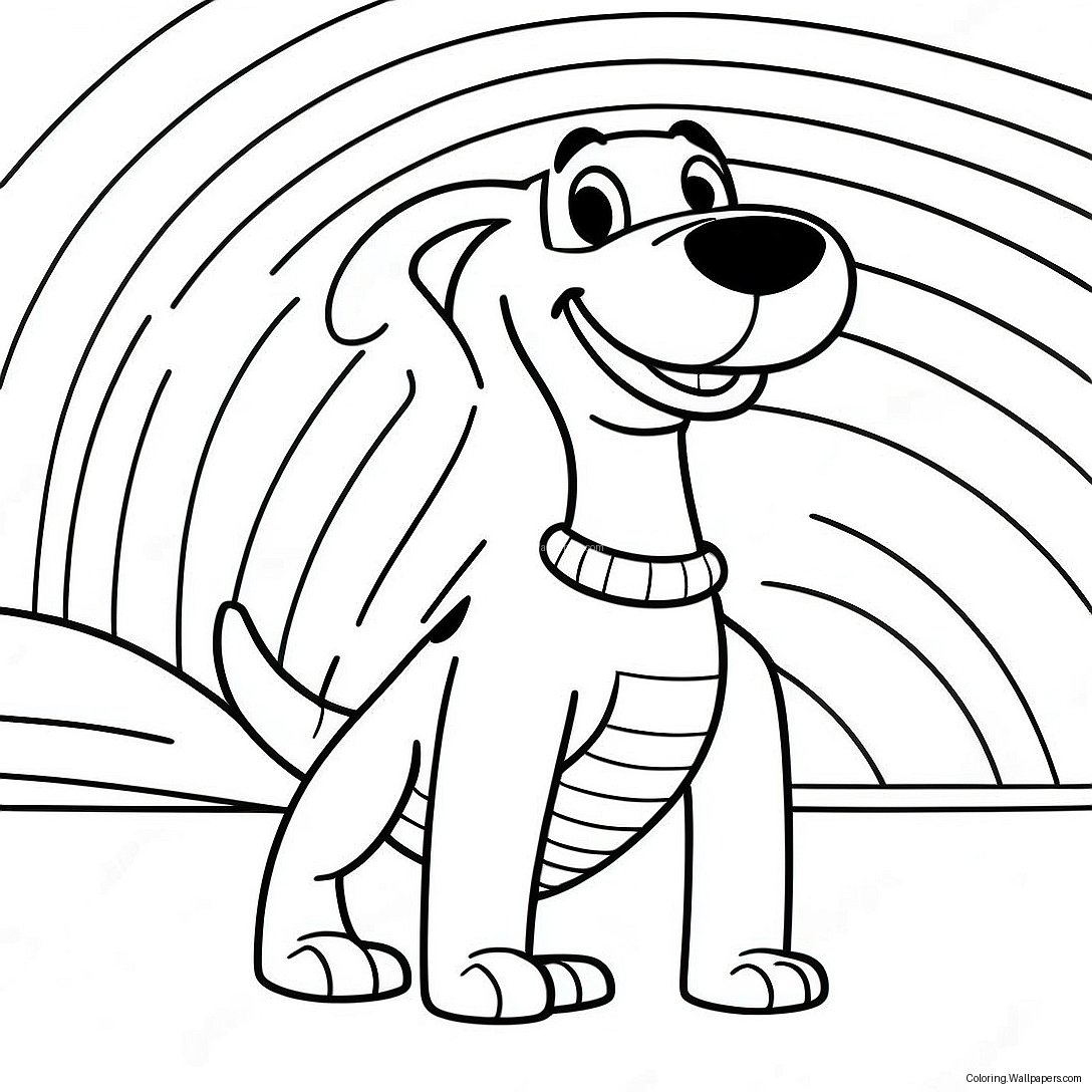 Glad Slinky Dog Målarbild 54309