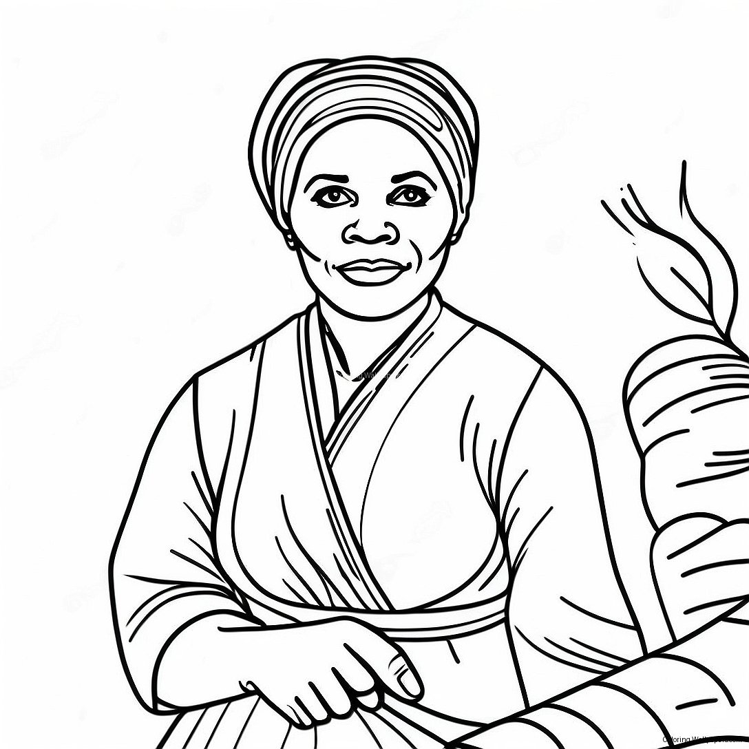 Harriet Tubman Inspirerande Målarbild 42573