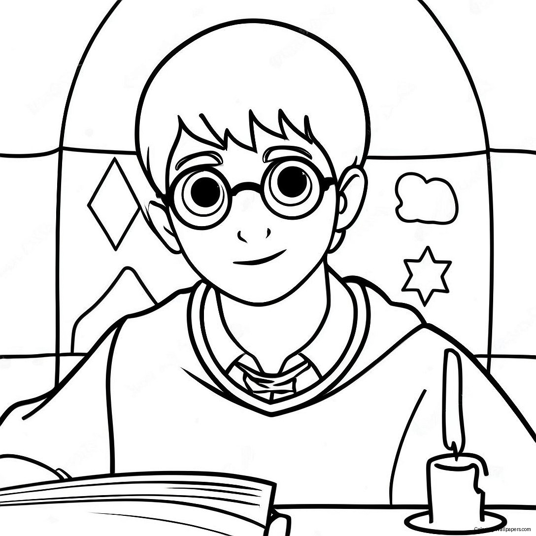 Harry Potter And The Sorcerer's Stone Coloring Page 51917