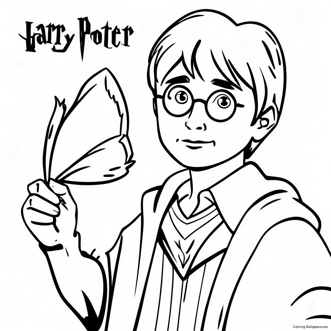 Harry Potter Och De Vises Sten Målarbild 51920