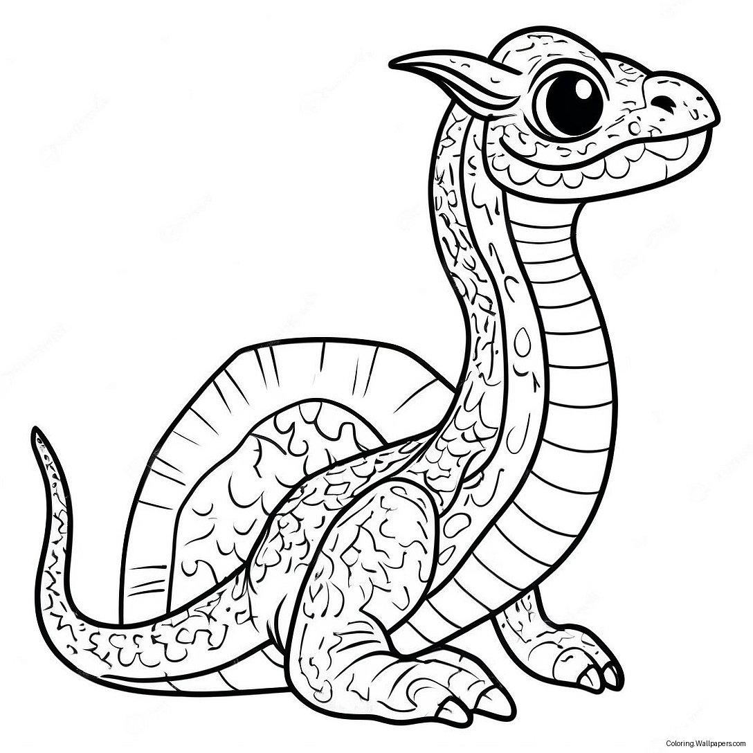 Harry Potter Basilisk Coloring Page 41265