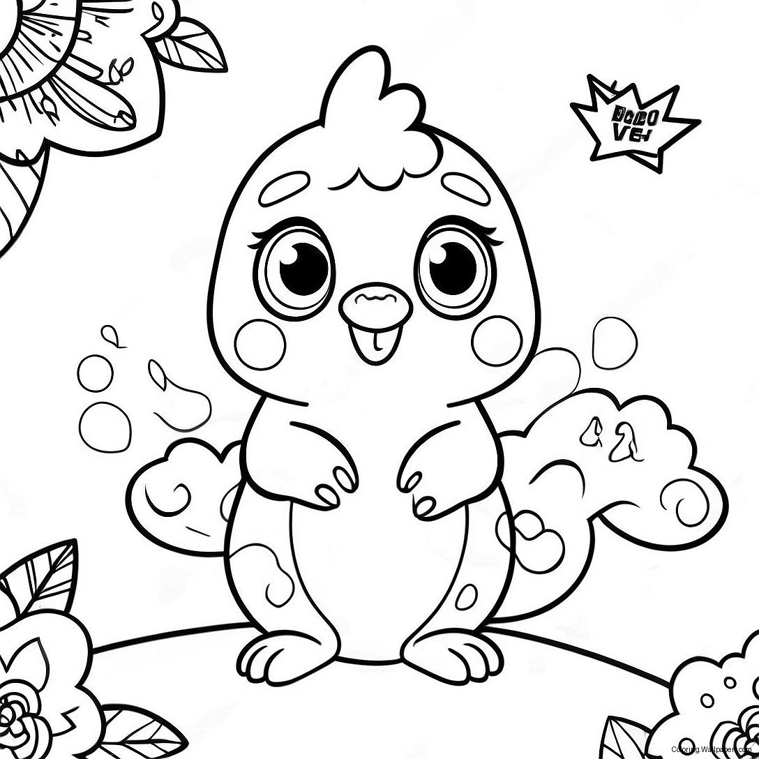 Página Para Colorir Do Hatchimal 7161