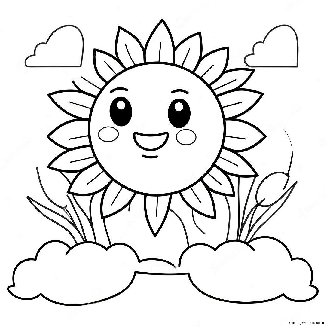 Have A Great Day Sunshine Coloring Page 56232