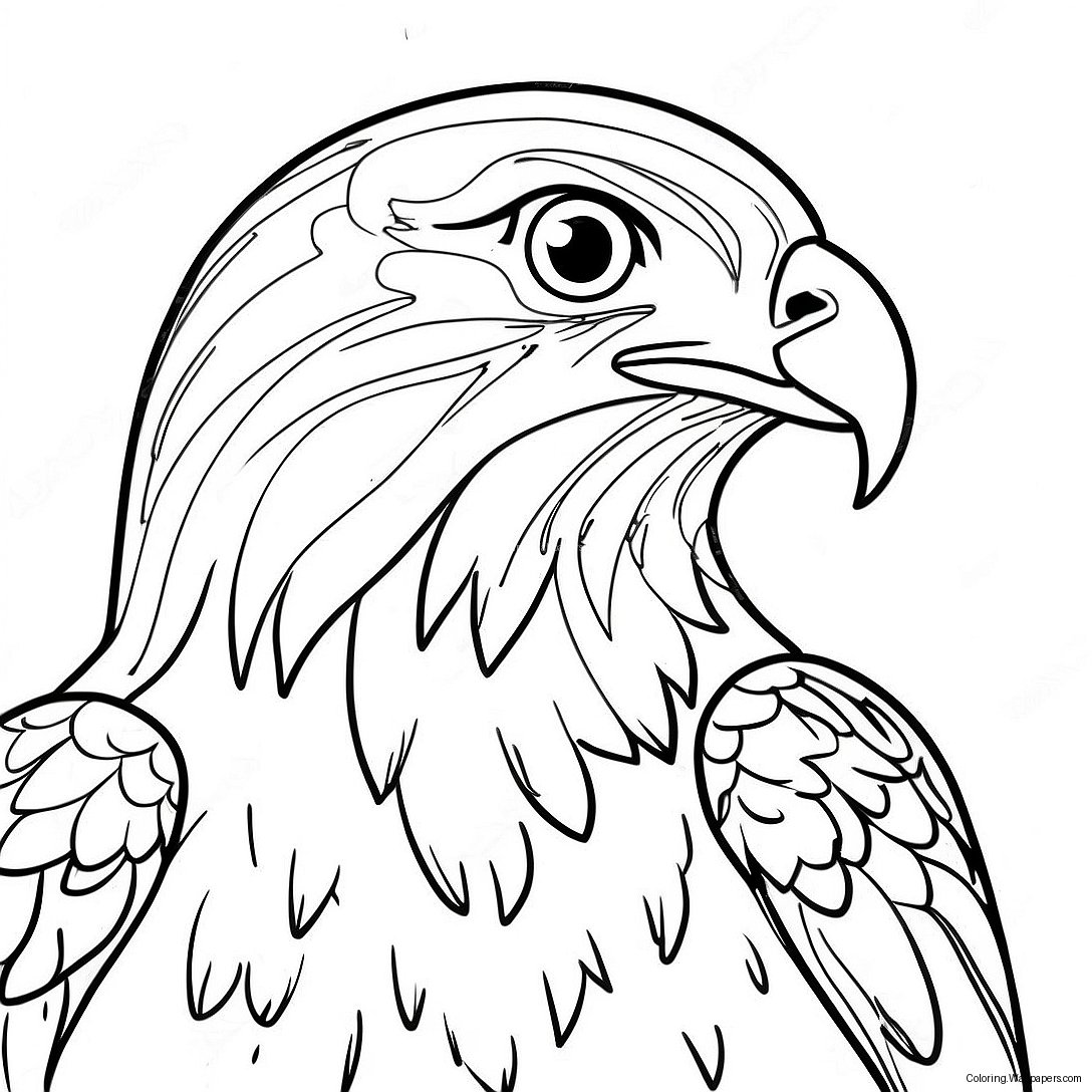 Hawk Coloring Page 8585