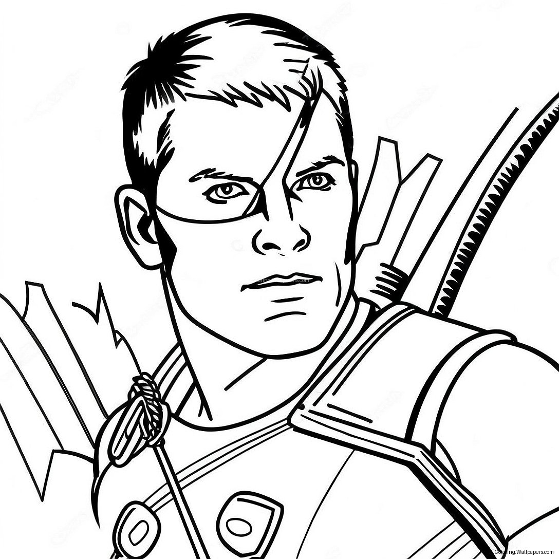 Hawkeye Coloring Page 17862