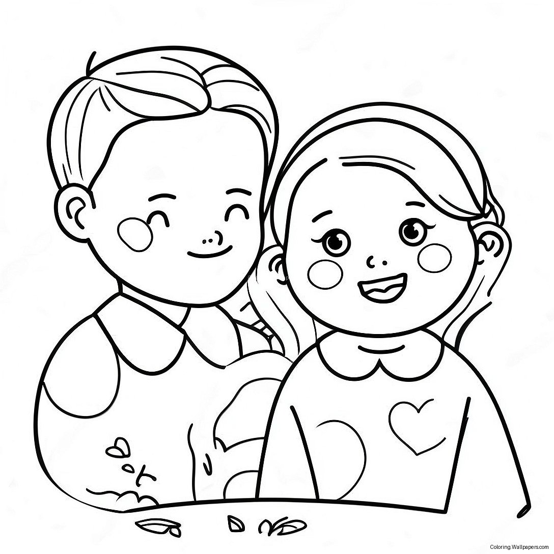 Heartwarming You Are Loved Coloring Page 52132