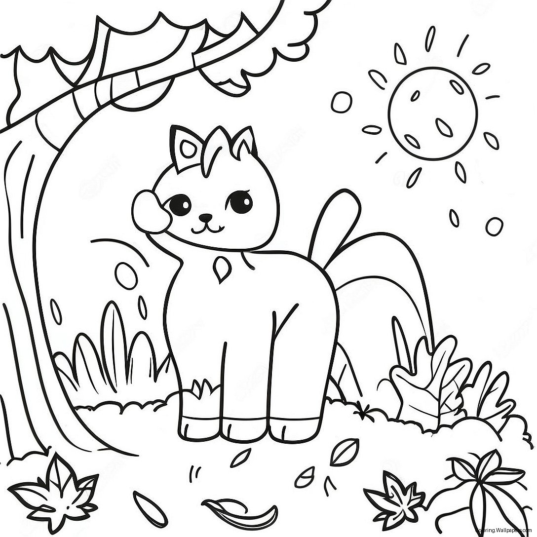 Hello Autumn Coloring Page 27924