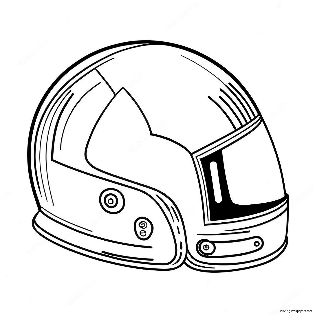 Página Para Colorear De Un Casco 26374