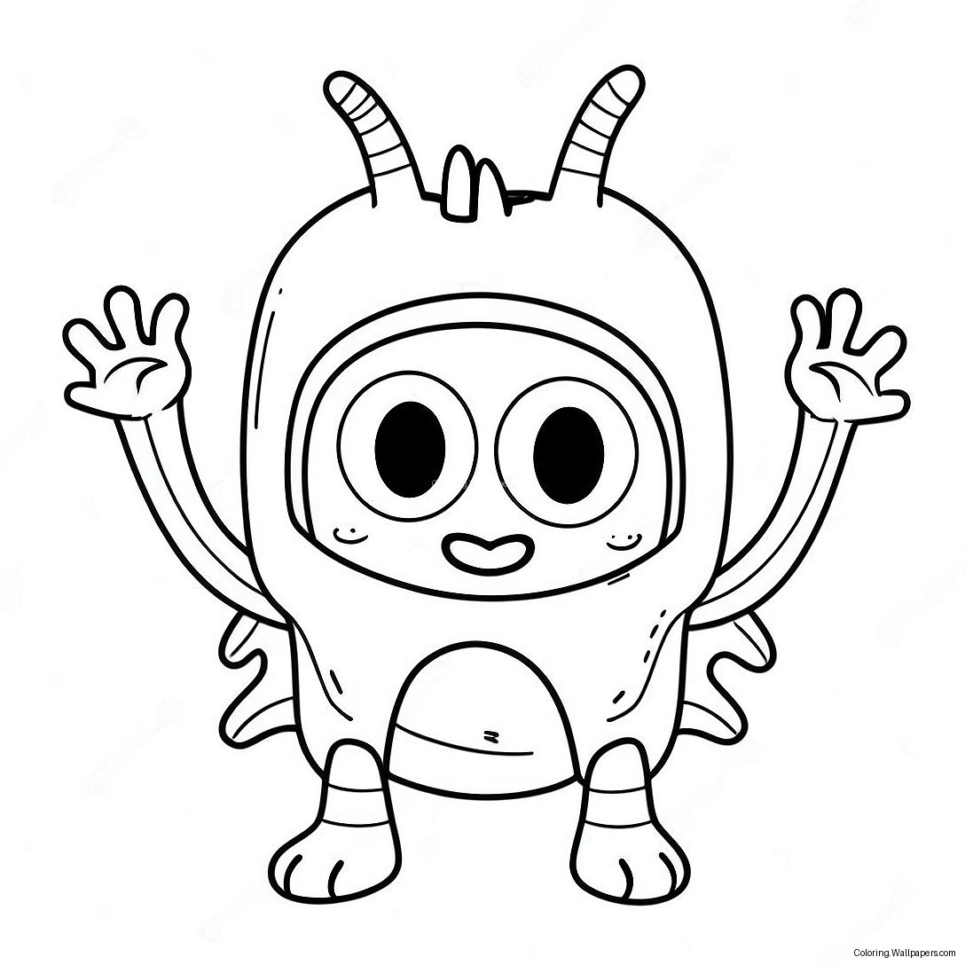 Henry Hugglemonster Coloring Page 27565