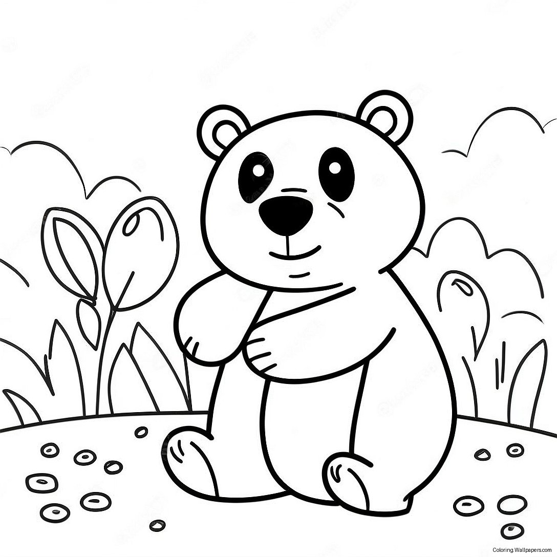 Página Para Colorear De Hey Bear 14112