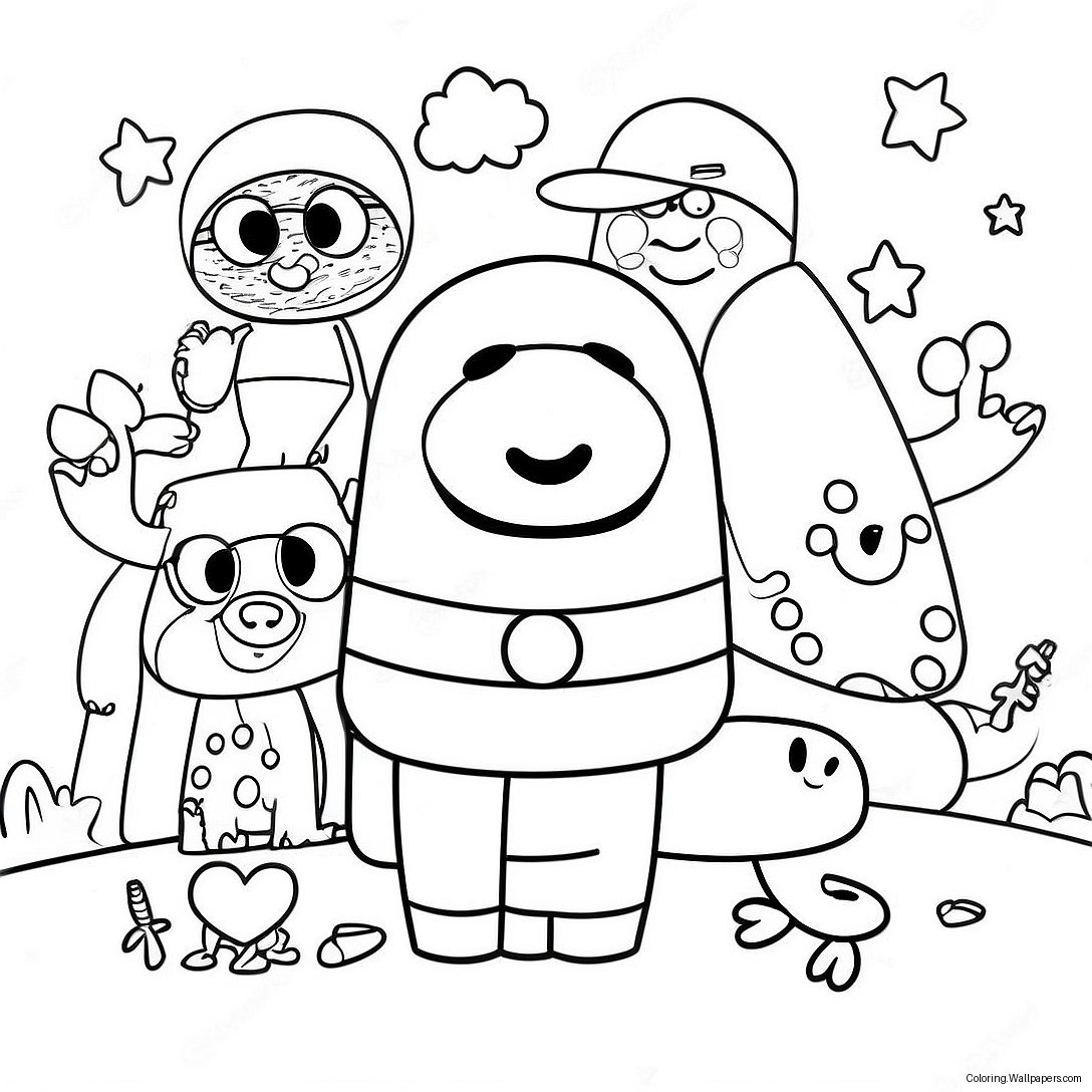 Hey Duggee And Friends Coloring Page 13522