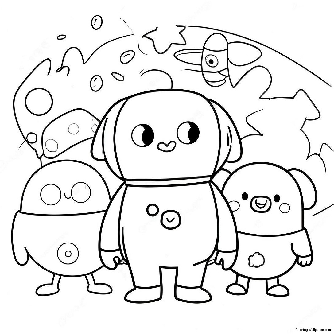 Hey Duggee And Friends Coloring Page 13524