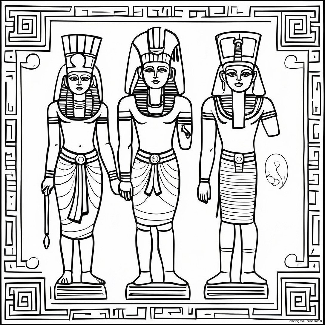 Hieroglyphics Coloring Page 46089