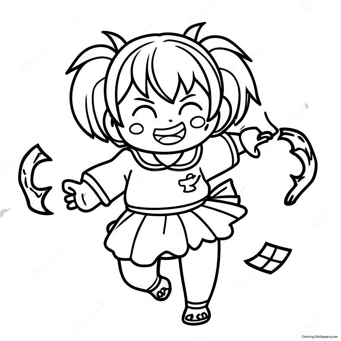 Himiko Toga Coloring Page 11295