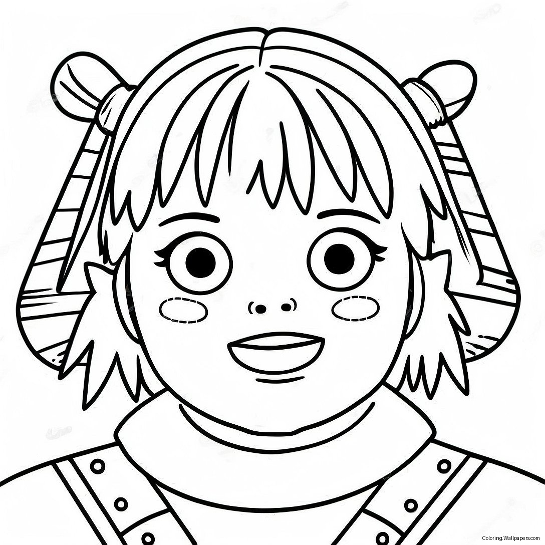 Página Para Colorear De Himiko Toga 11296