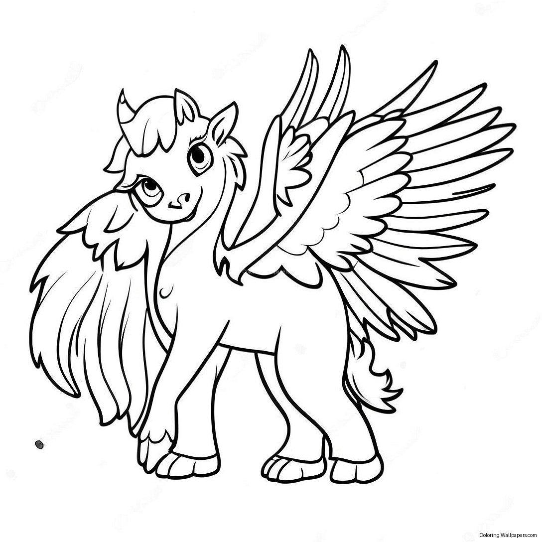 Hippogriff Farvelægningsside 56149