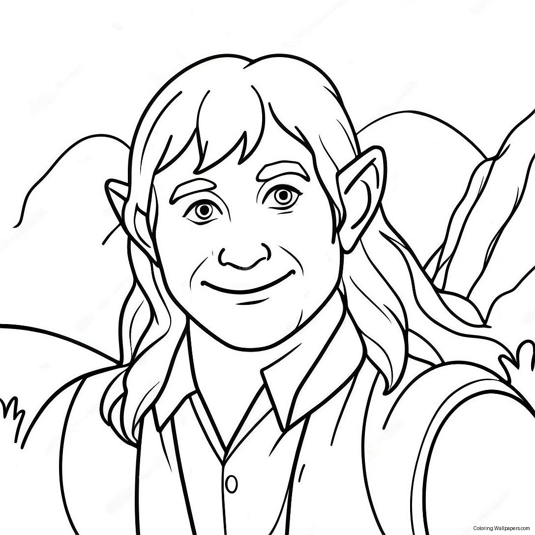 Page À Colorier Hobbit 23616