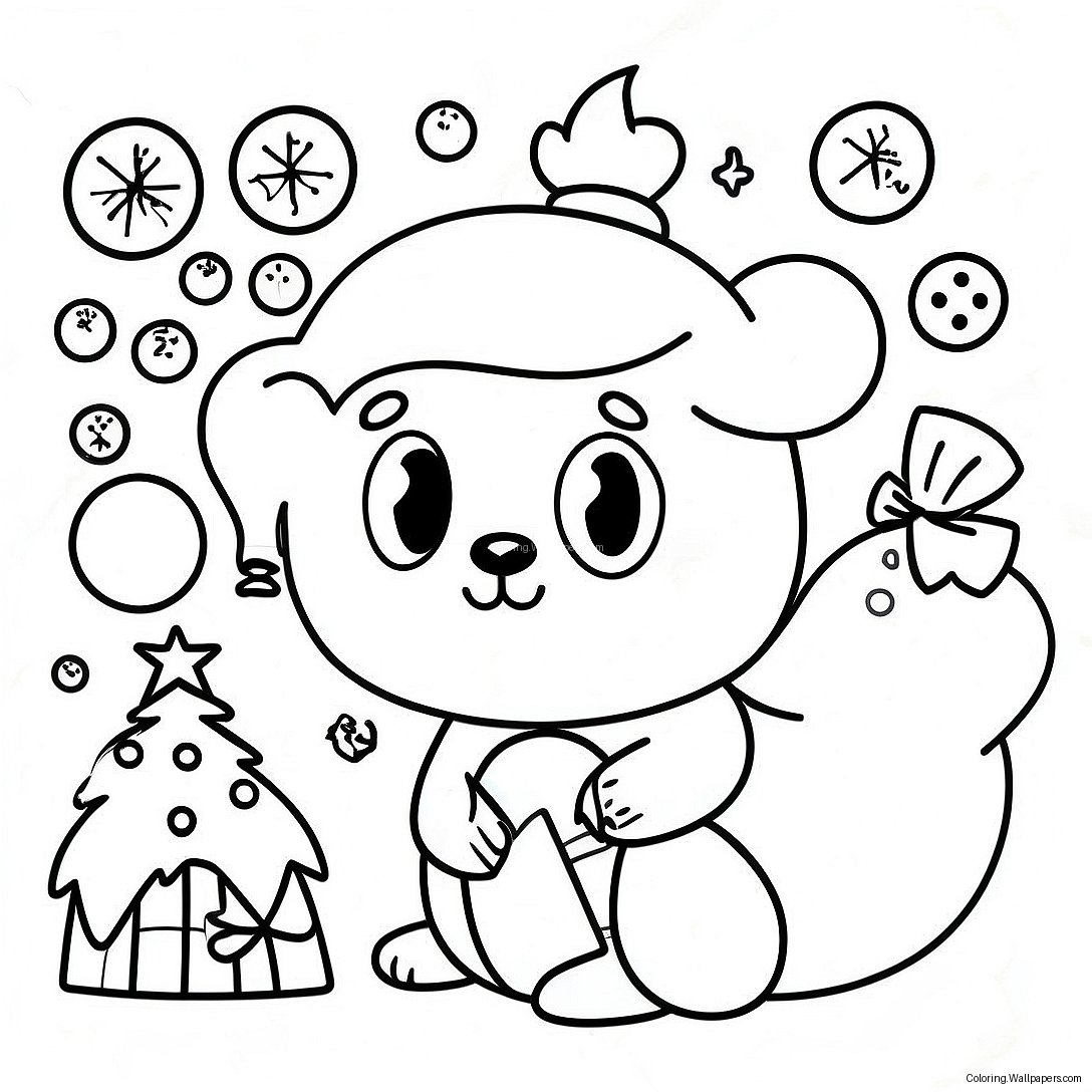 Holiday Math Coloring Page 57789