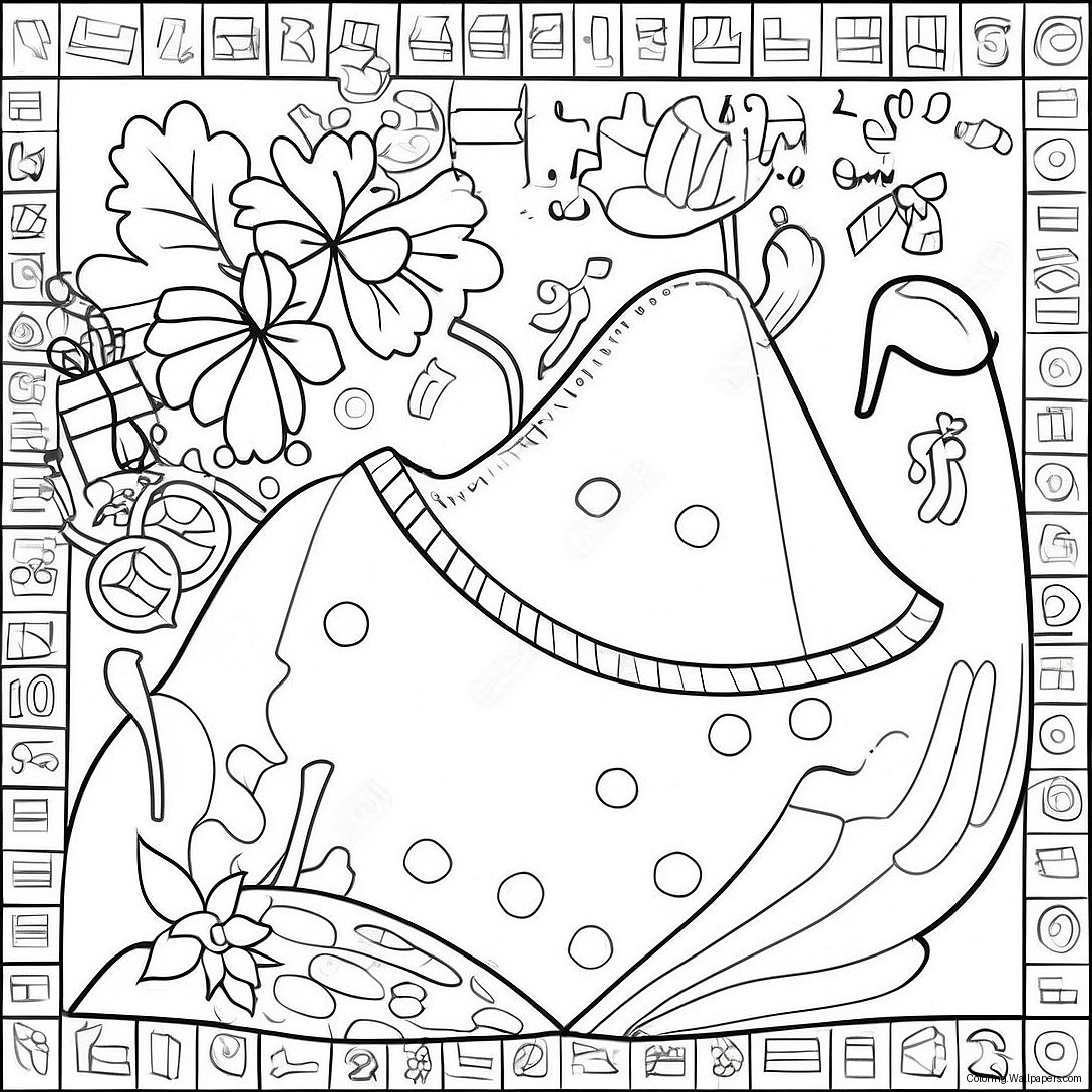 Holiday Math Coloring Page 57790