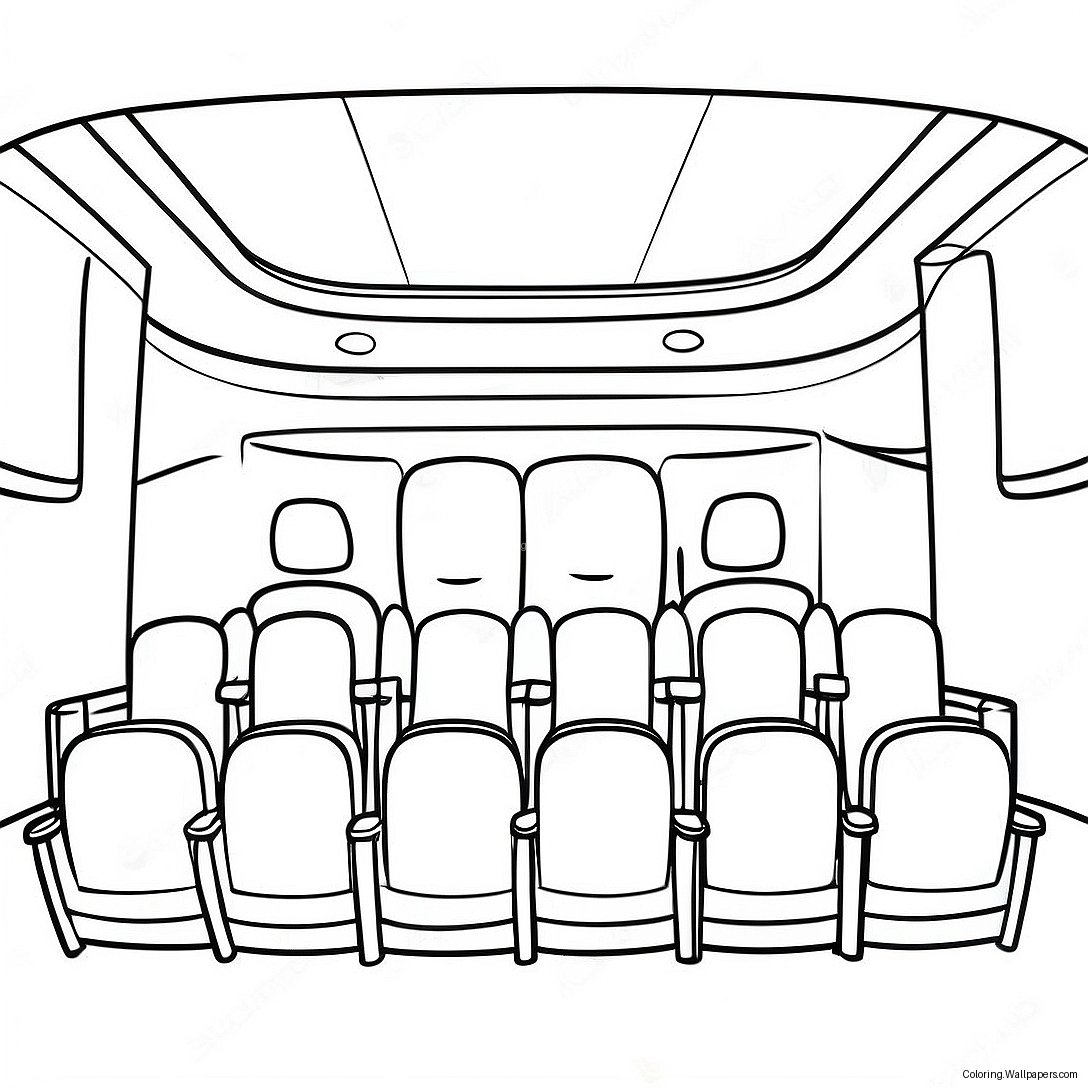 家庭用映画館のぬりえページ 22285